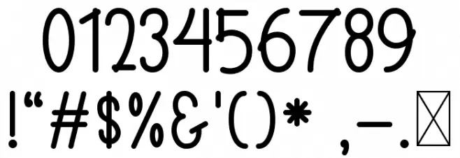 Summer Wahyu Font OTHER CHARS