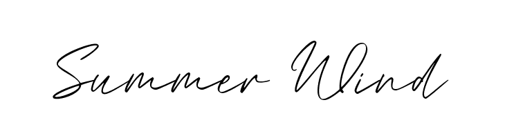 Summer Wind  font caratteri gratis