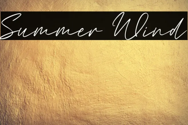 Summer Wind Example 3