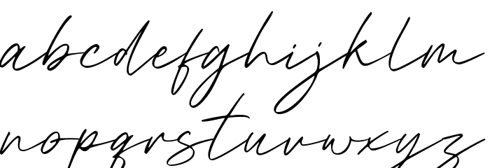 Summer Wind 字体 小写