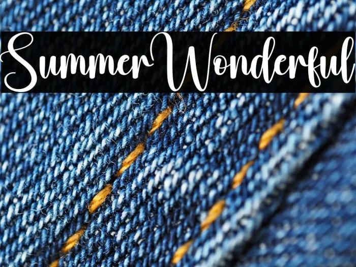 Summer Wonderful Example 2