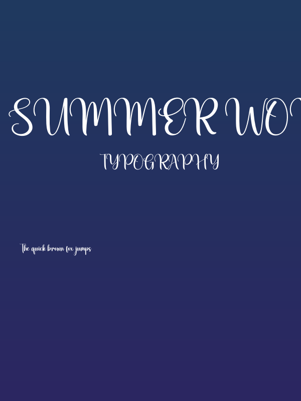Summer Wonderful Poster
