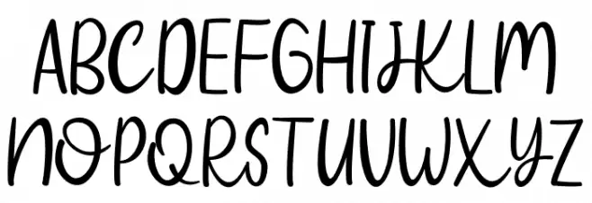 Summer Yesterday Schriftart Groß