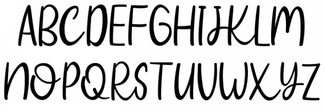 Summer Yesterday Schriftart Groß