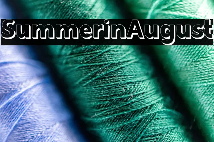 Summer in August Example 2