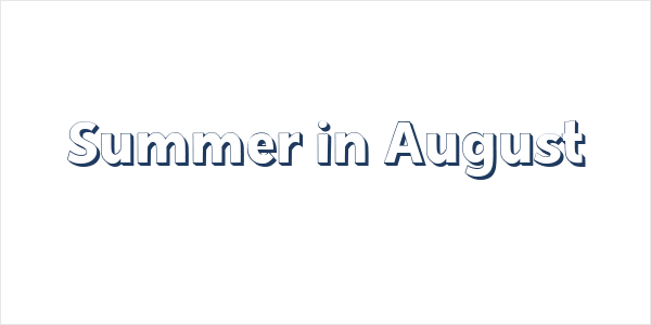 Summer in August Logo
