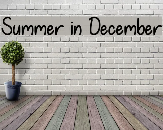 Summer in December Example 1