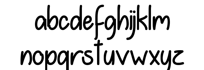 Summer in December Font LOWERCASE