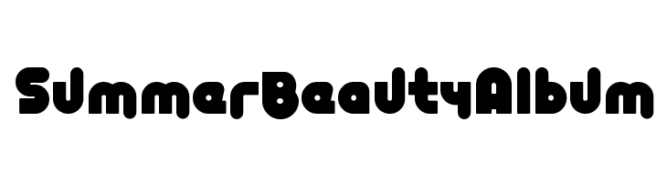 SummerBeautyAlbum  フリーフォントのダウンロード