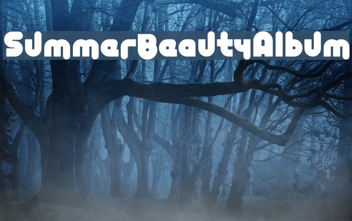 SummerBeautyAlbum Font examples