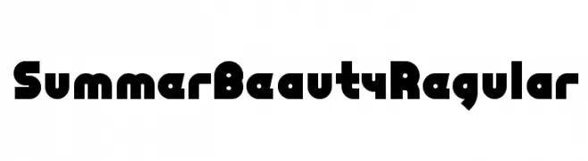 SummerBeautyRegular  Free Fonts Download
