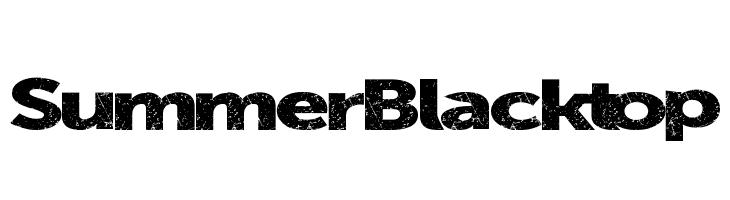 SummerBlacktop Font
