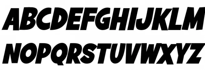 SummerBlaster-Italic Fuentes MAYÚSCULAS