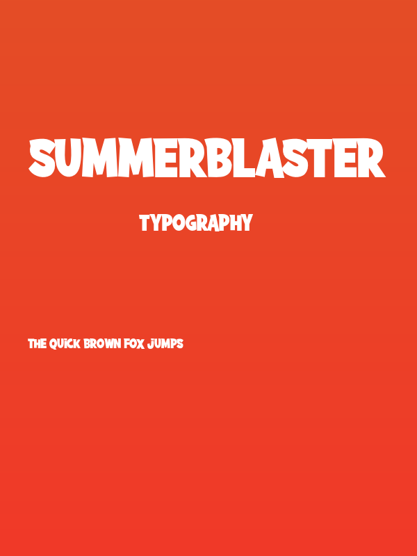 SummerBlaster Poster