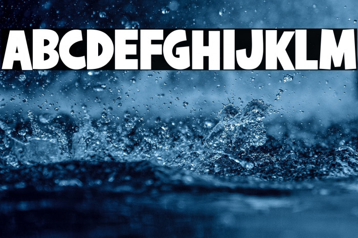 SummerBlaster Font examples