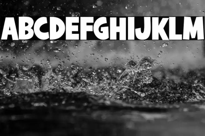 SummerBlaster Font examples