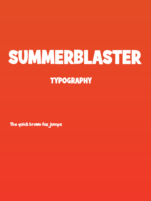 SummerBlaster Poster