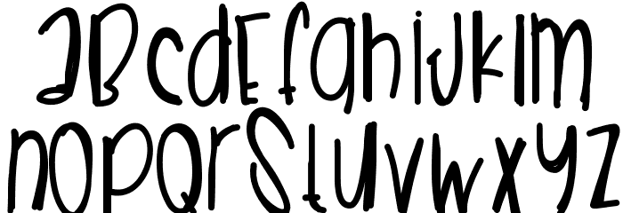 SummerCrushes Font LOWERCASE