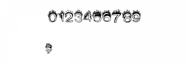 SummerFire Font OTHER CHARS