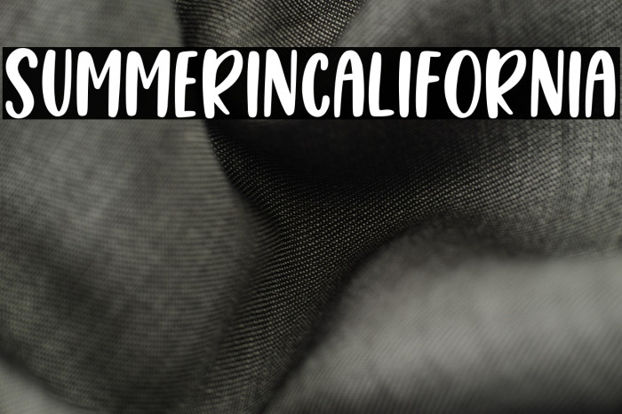 SummerInCalifornia Example 3