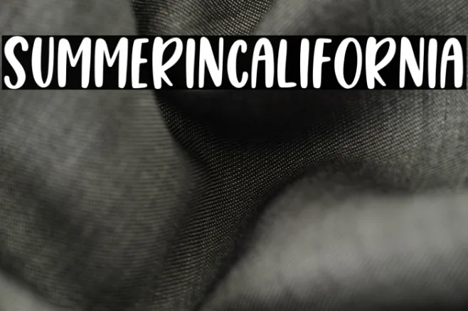 SummerInCalifornia Example 3