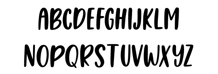 SummerInCalifornia Font LOWERCASE