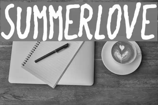 SummerLove Font examples