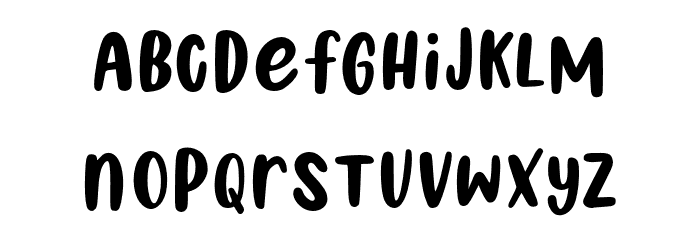 SummerLoving Font LOWERCASE
