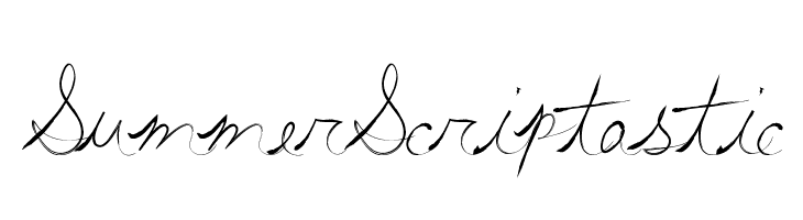 SummerScriptastic  免费字体下载