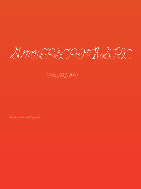 SummerScriptastic Poster