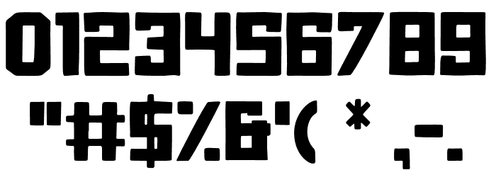 SummerSquare-Regular Font OTHER CHARS