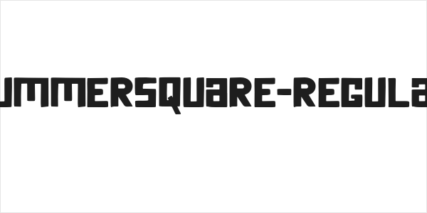 SummerSquare-Regular Logo