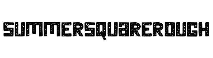 SummerSquareRough  フリーフォントのダウンロード