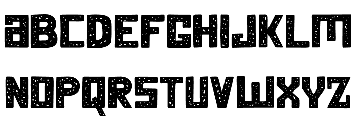 SummerSquareRough Font LOWERCASE