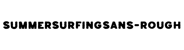 SummerSurfingSans-Rough  Frei Schriftart Herunterladen