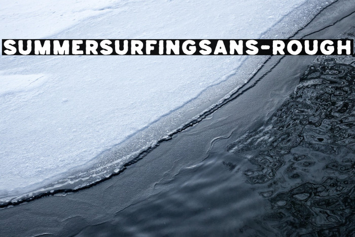 SummerSurfingSans-Rough Example 1