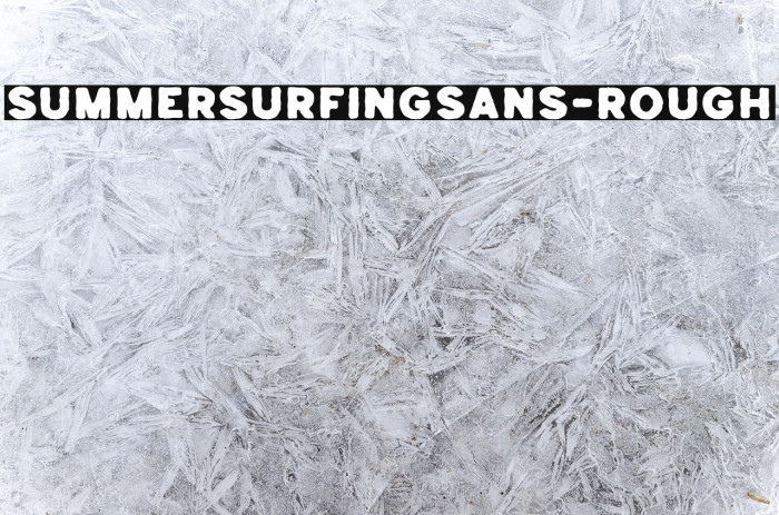 SummerSurfingSans-Rough Example 2