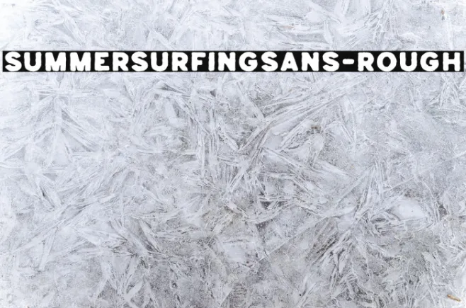SummerSurfingSans-Rough Example 2