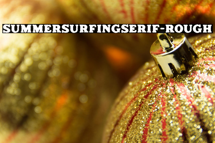 SummerSurfingSerif-Rough Example 3
