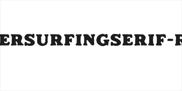 SummerSurfingSerif-Rough Logo