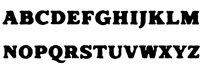 SummerSurfingSerif-Rough 字体 小写
