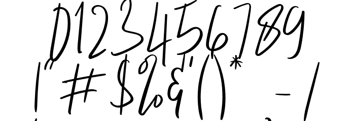 SummerVibes Font OTHER CHARS