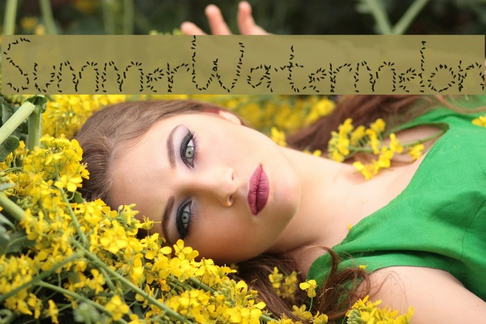 SummerWatermelon Font examples
