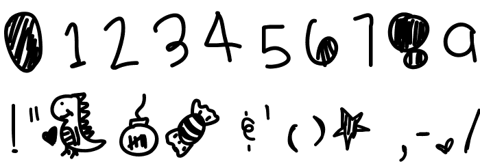 Summerfall Font OTHER CHARS