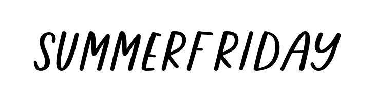 Summerfriday  フリーフォントのダウンロード