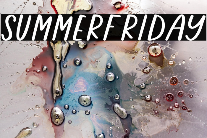 Summerfriday Example 1