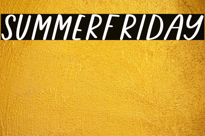 Summerfriday Example 2