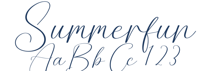 Summerfun Font Preview