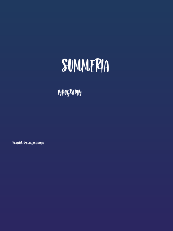 Summeria Poster