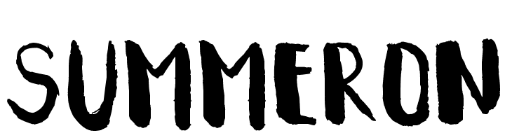 Summeron  フリーフォントのダウンロード